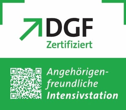 Das Bild zeigt das DGF Siegel