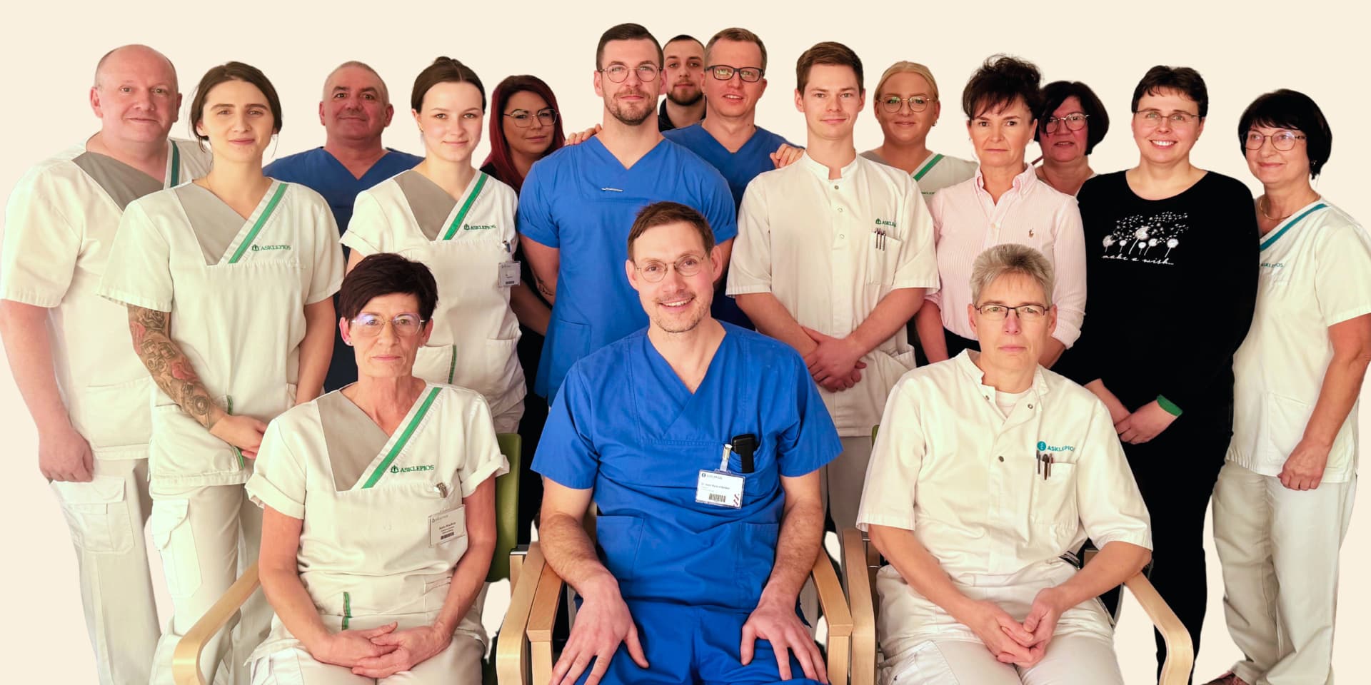 Chefarzt der Pasewalker Urologie mit seinem Team