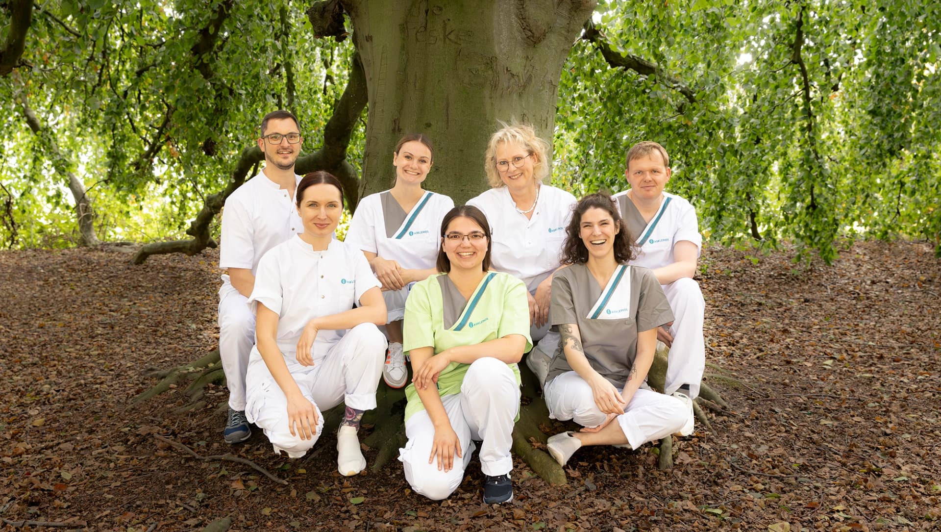Das Bild zeigt das Team der Geriatrie