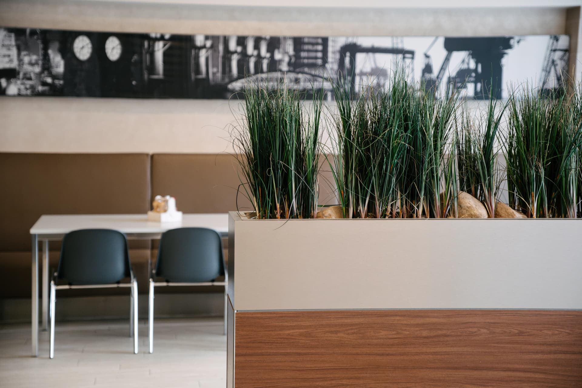 Bild: Sitzecke in der Cafeteria Harburg