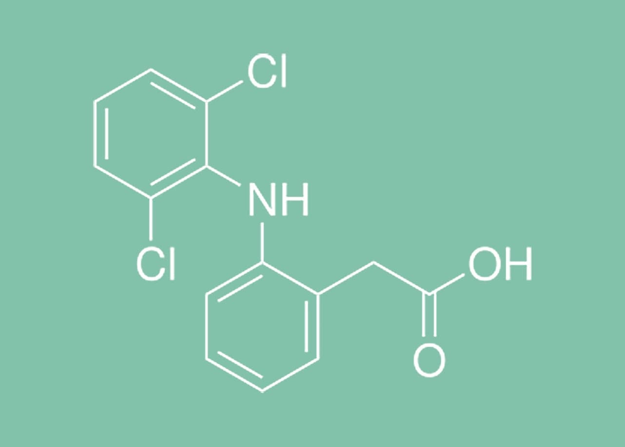 Grafik: Chemische Formel Diclofenac