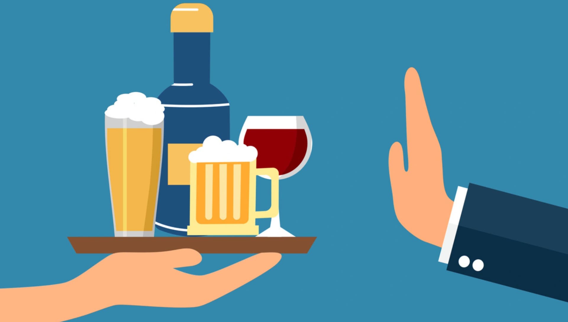 Alkohol, Getränke, ablehnen, nichtalkoholisch