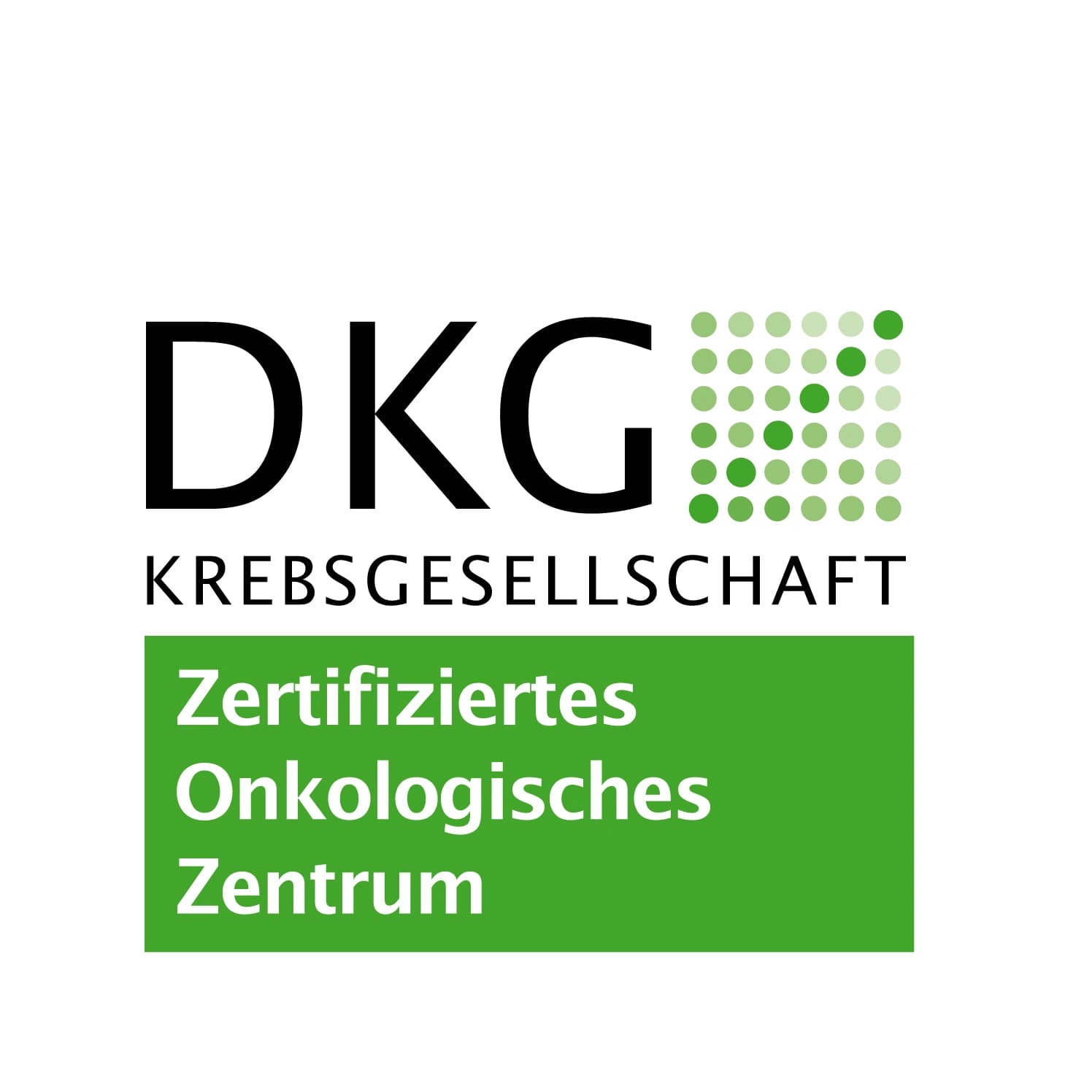 Logo: DKG Zertifiziertes Onkologisches Zentrum