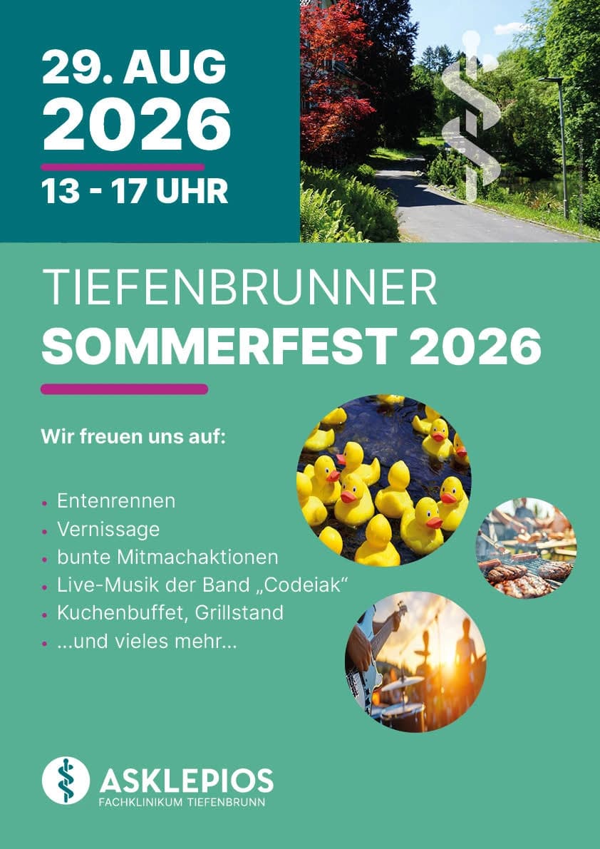 buntes Poster zum Tiefenbrunner Sommerfest