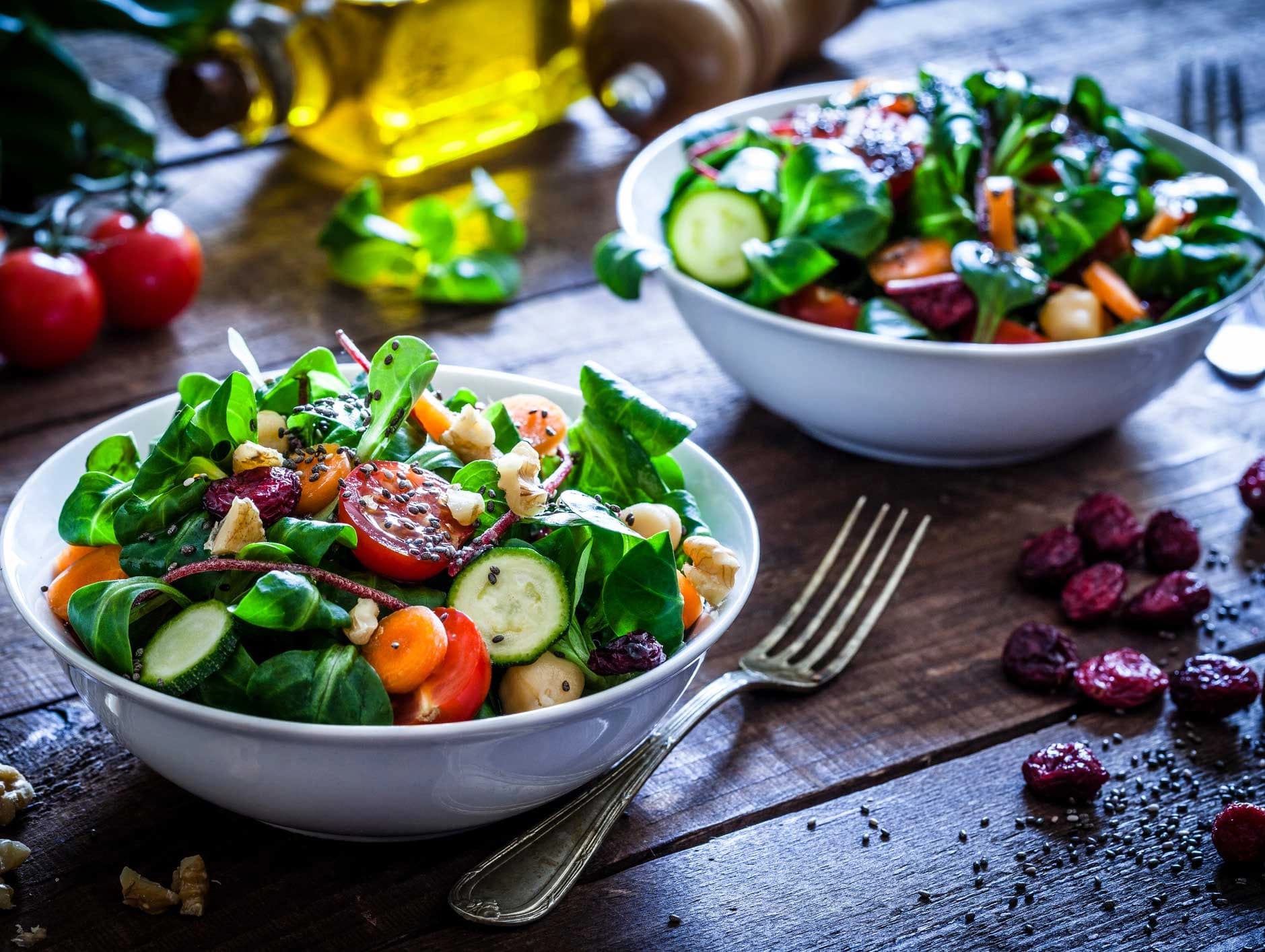 Bild: Salat in der Schüssel