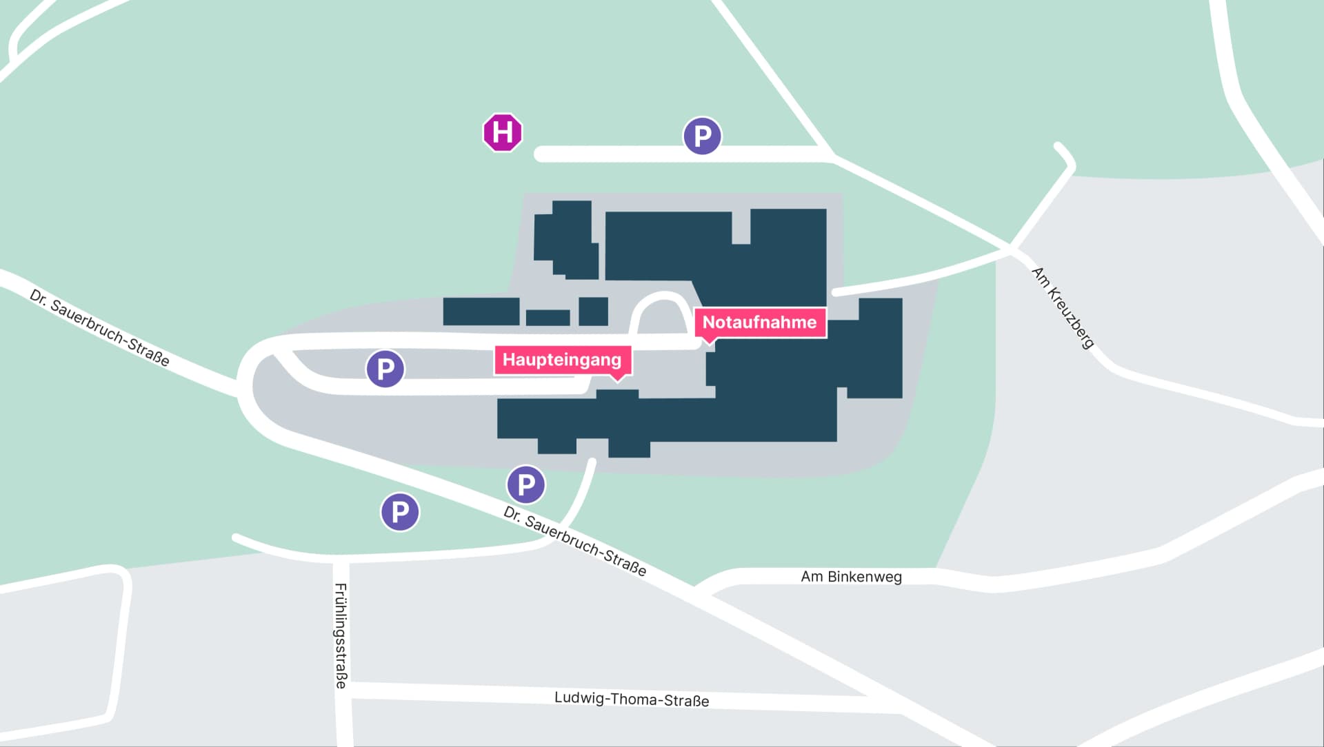 Klinikplan Asklepios Städtedreieck
