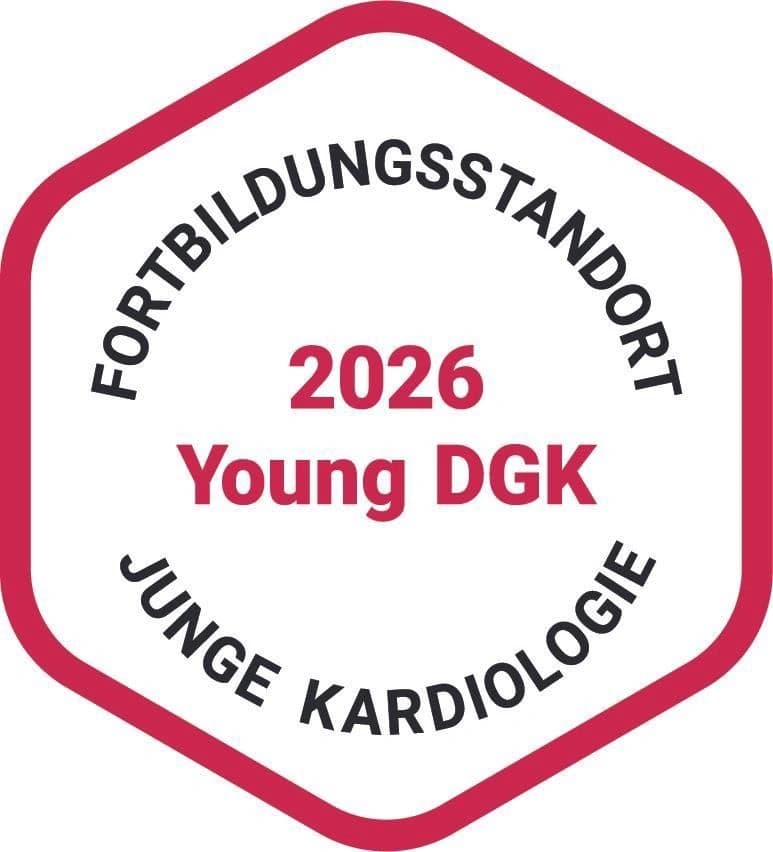 Die Kardiologie der Asklepios Klinik Altona ist von der DKG als Weiterbilsungsstandort ausgezeichnet worden. Hier sehen Sie das Siegel.