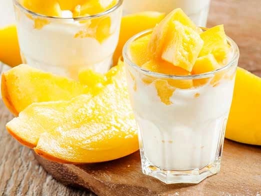 Bild: Joghurt mit Mango
