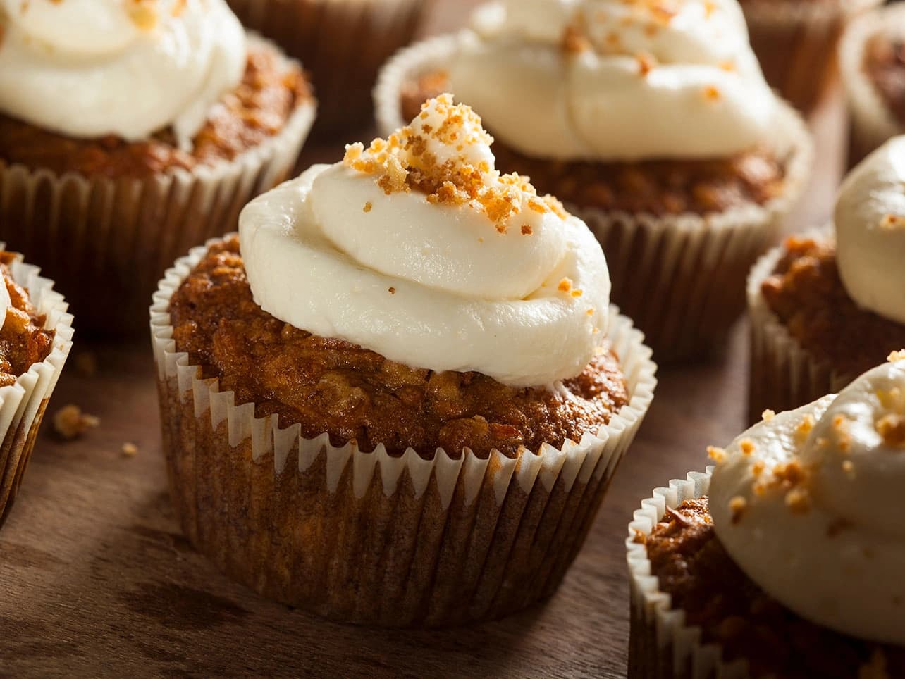 Bild: Karotten Cupcakes