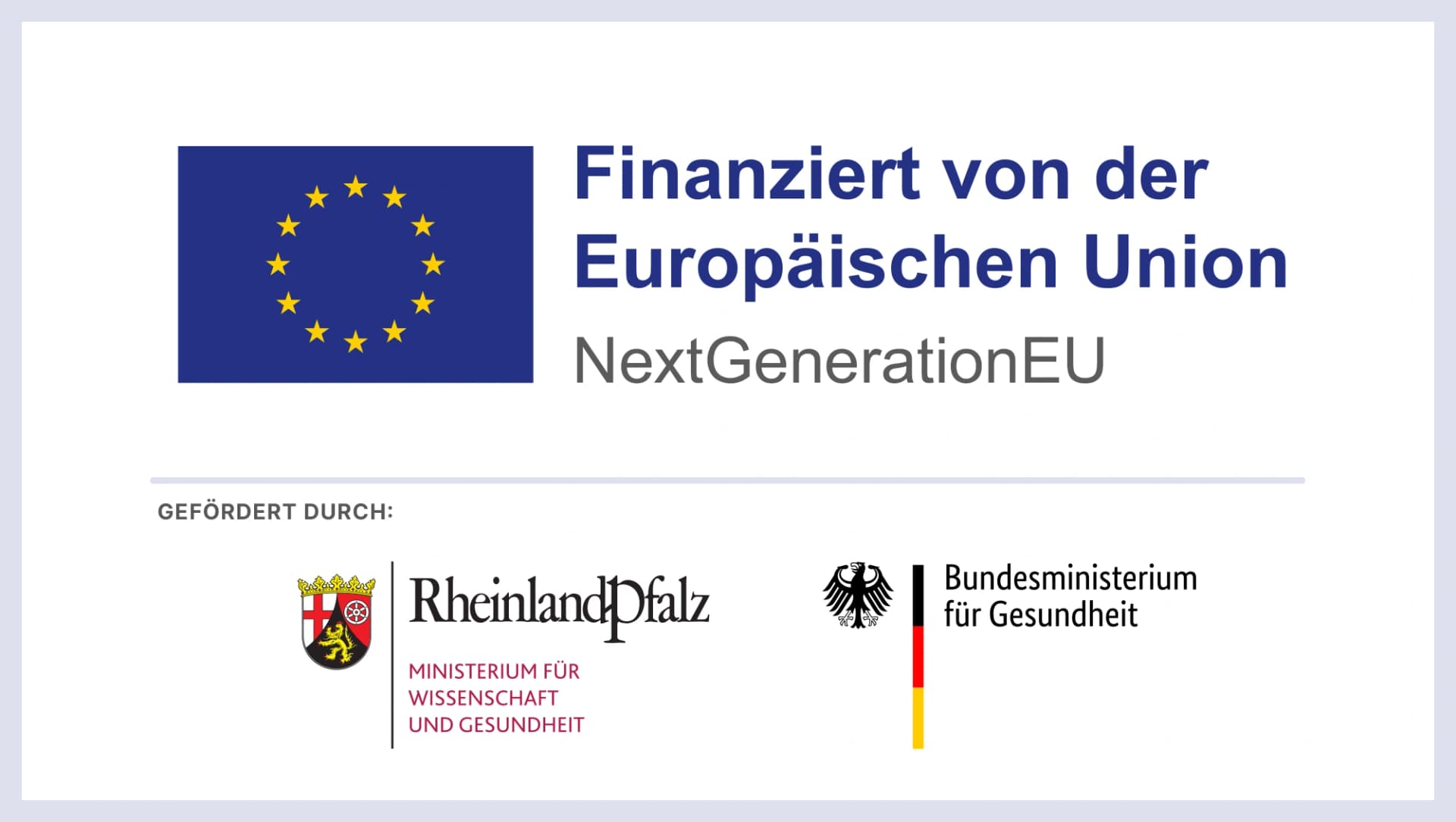 Das Bild umfasst eine Logocollage aus den Logos EU, KHZF, Rheinland-Pfalz, Bund