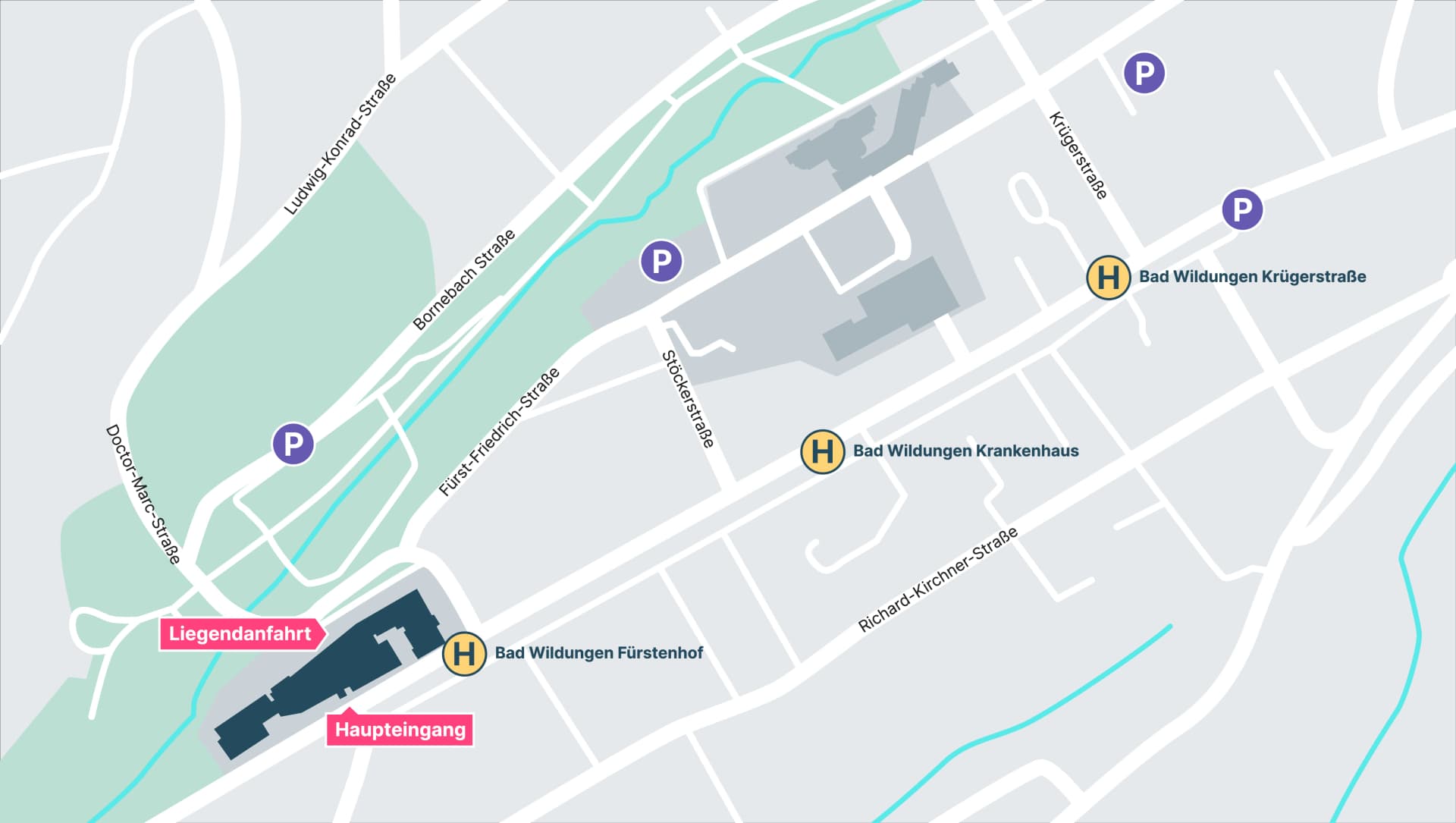 Bild: Klinikplan Fürstenhof Bad Wildungen