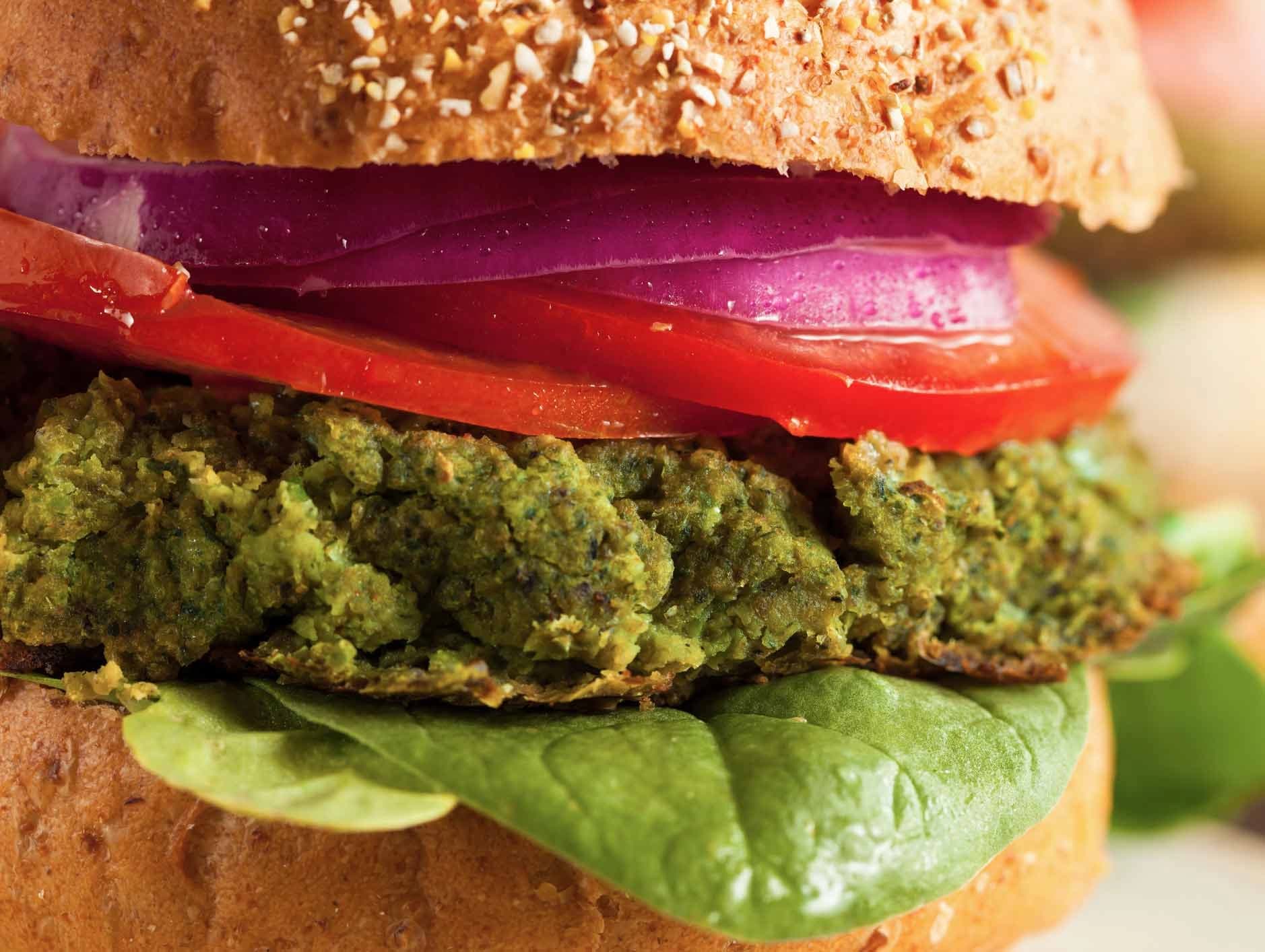 Bild: Grünkern-Burger