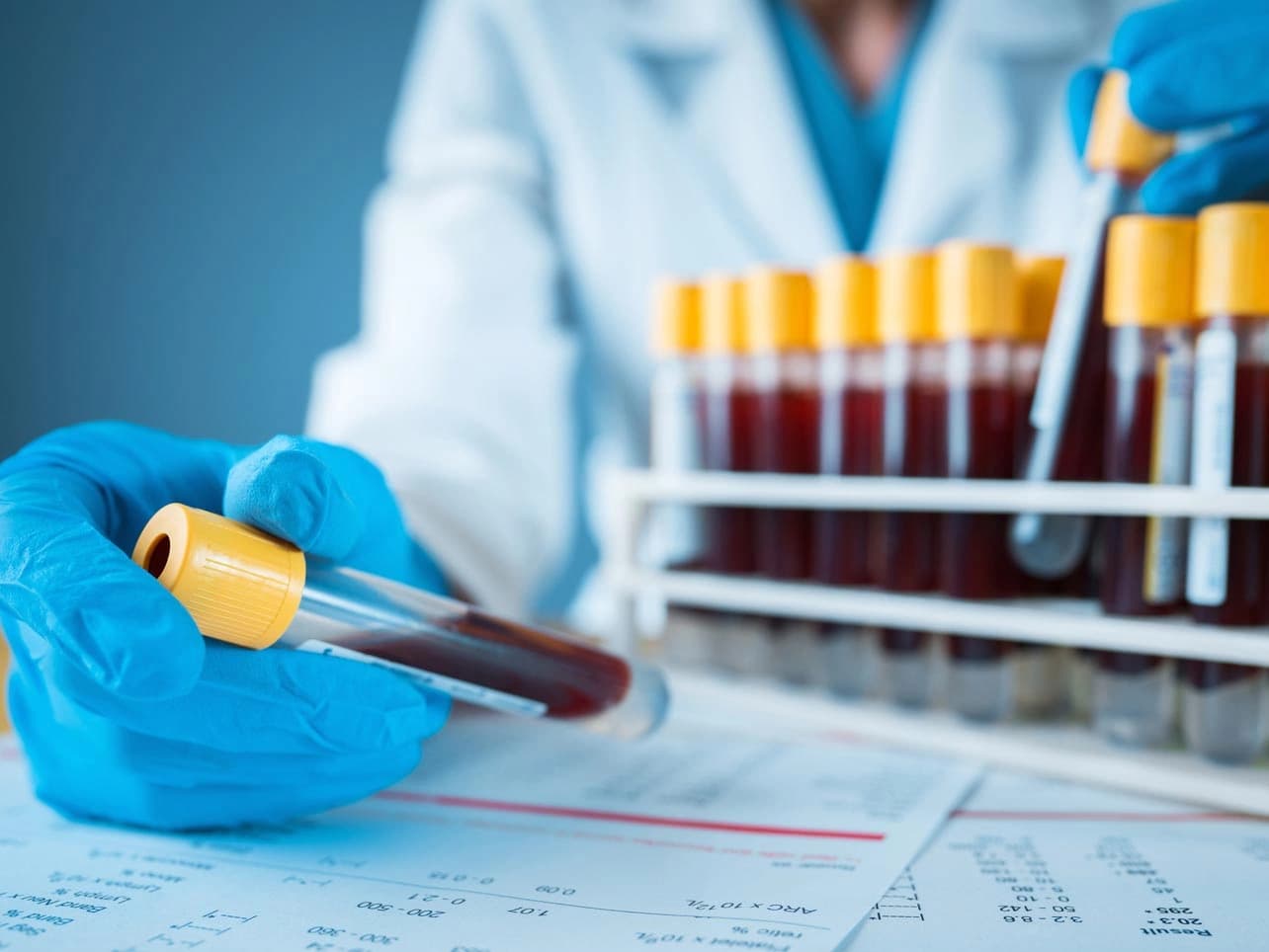 Bild: Blut im Labor