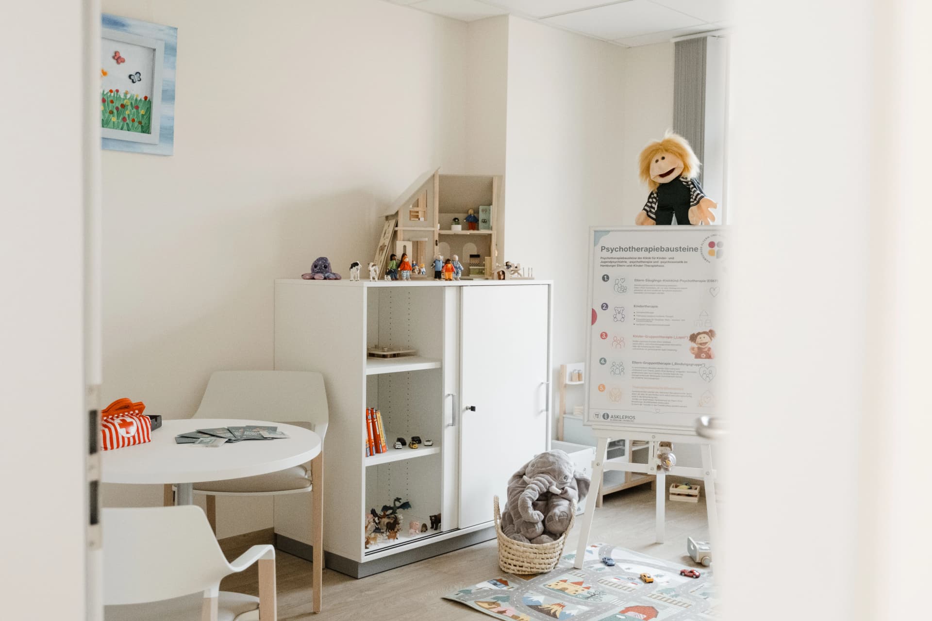 Bild: Spielzimmer im Therapiehaus mit Spielzeug