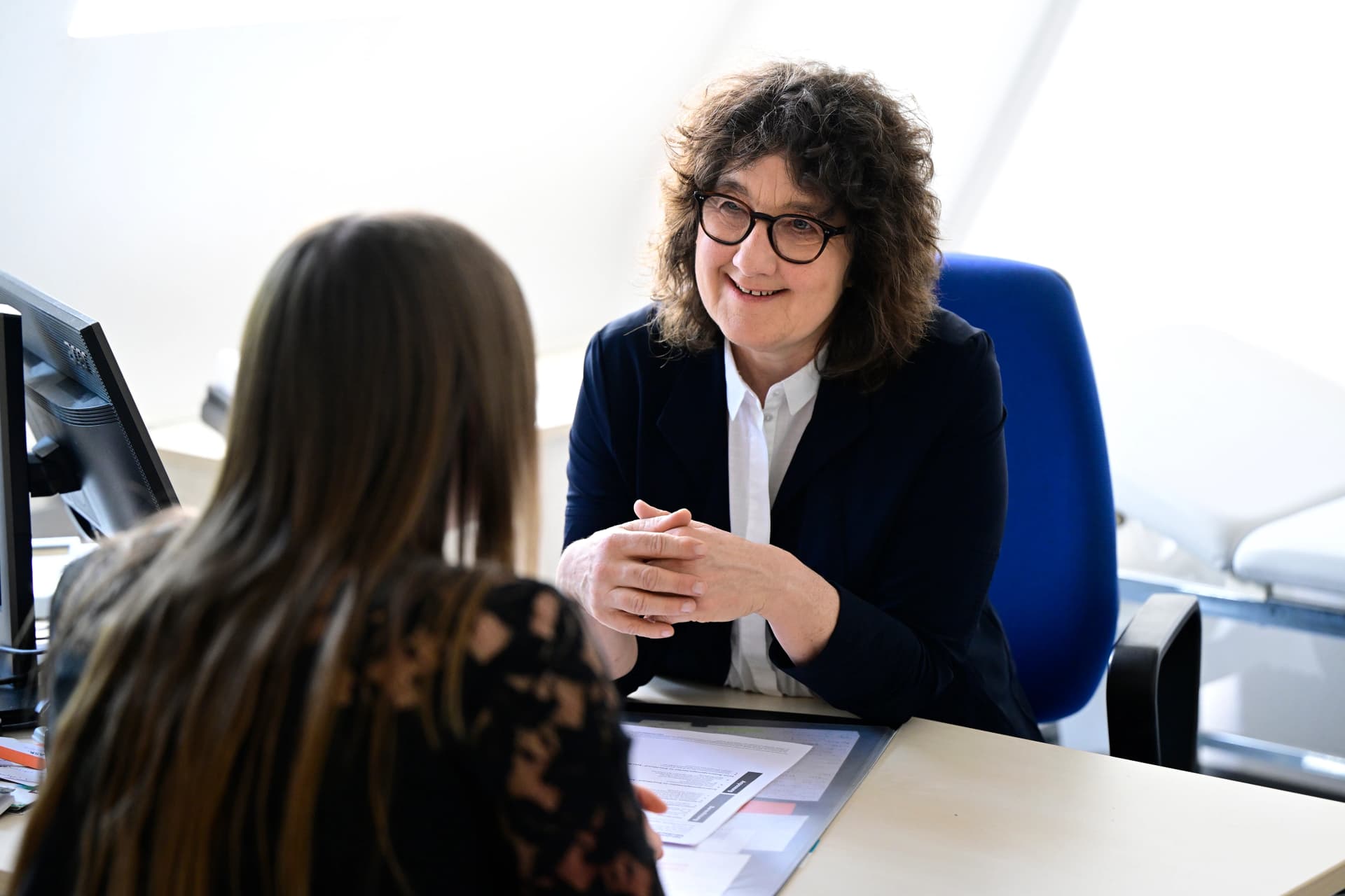 Gesprächssituation mit einem Patienten