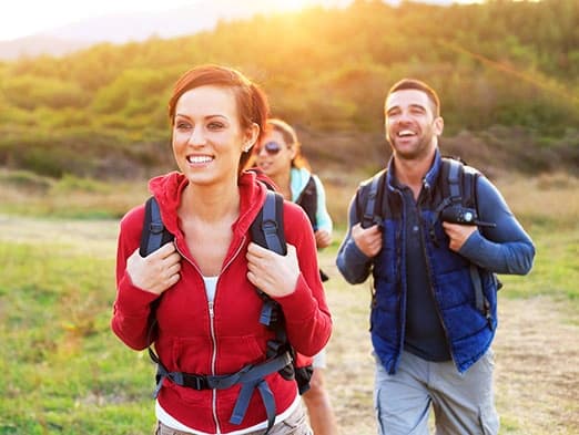 Bild: Gruppe beim Wandern