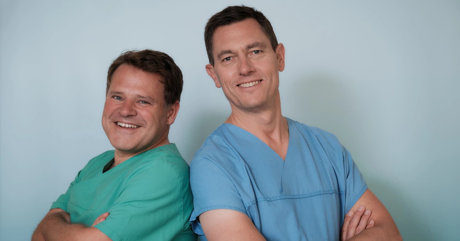 Leitung GastroClinic: Prof. Daniel Perez und Prof. Jürgen Pohl arbeiten Hand in Hand für Ihre Verdauungsorgane.