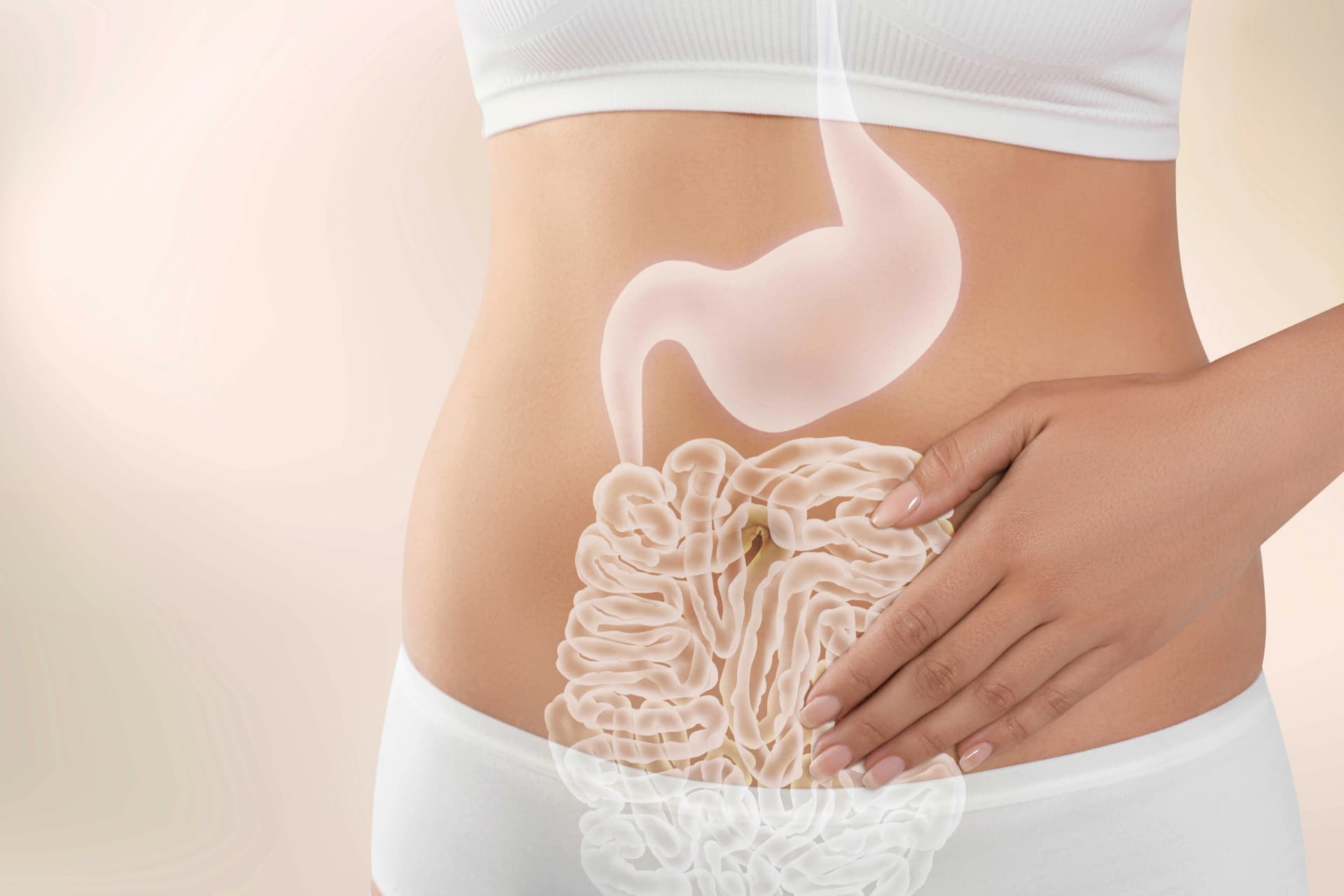 Das Motiv zeigt einen Bauch