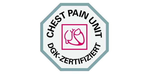 Bild: Logo der zertifizierten Chest Pain Unit