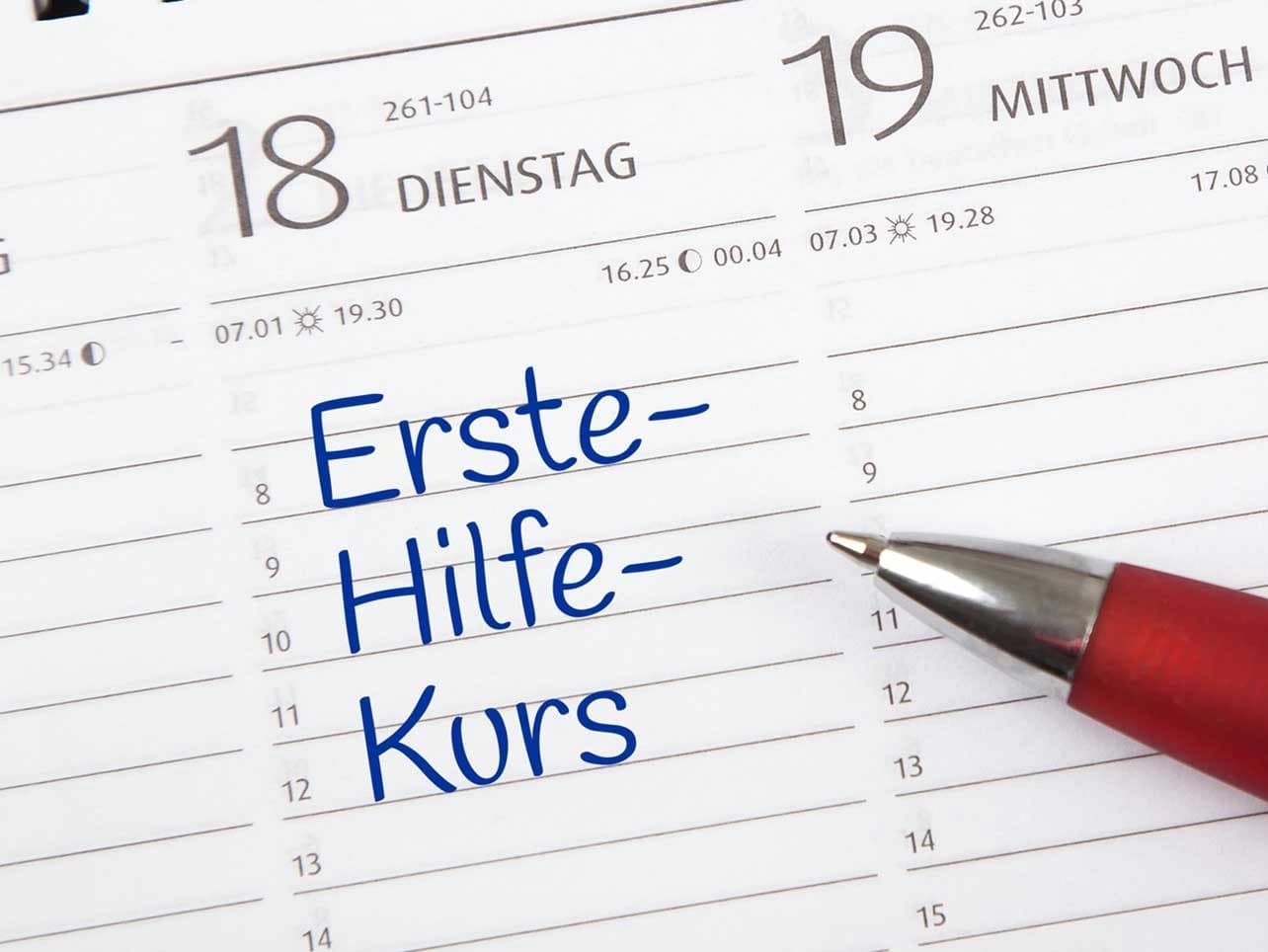 Bild: Erste Hilfe Kurs