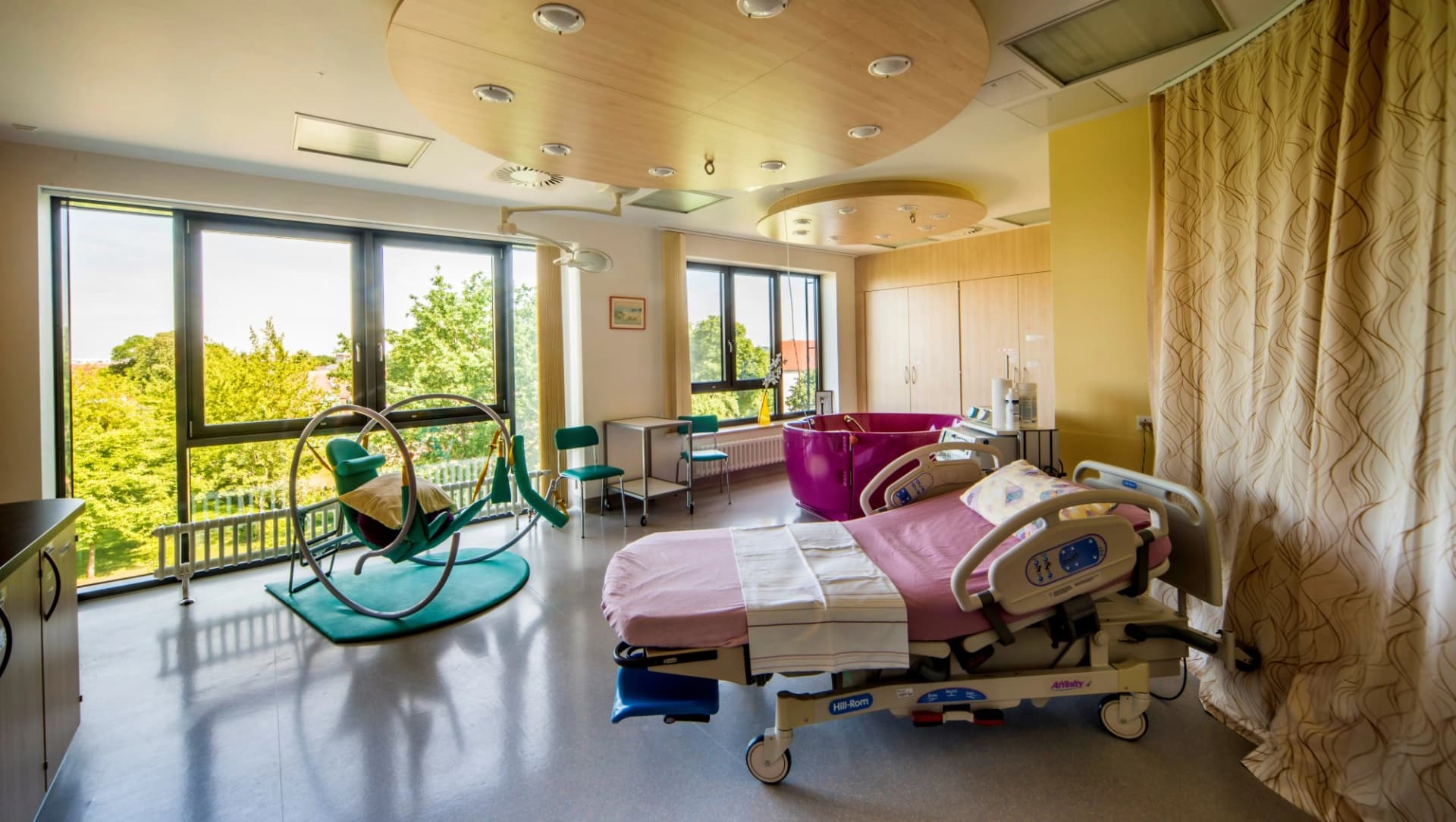 Kreissaal in der Geburtsklinik vom Asklepios Klinikum Uckermark in Schwedt
