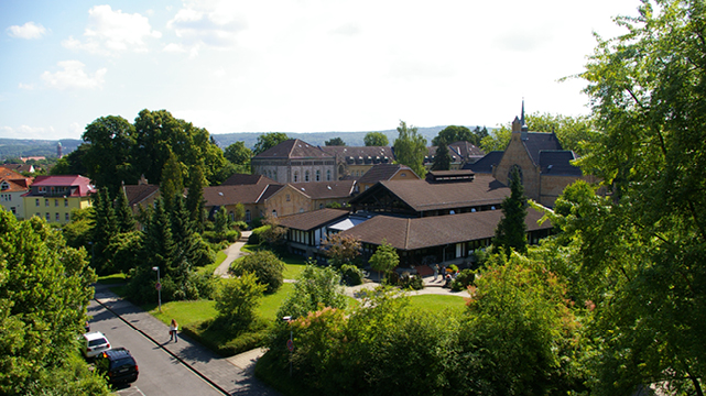 Sozialzentrum - Luftaufnahme Das Sozialzentrum aus der Luft