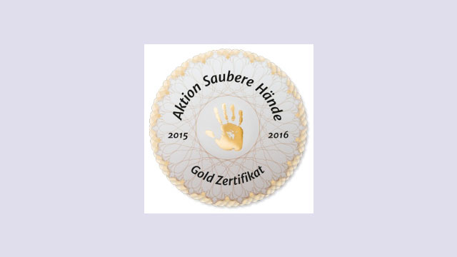 Aktion Saubere Hände Gold Zertifikat Aktion Saubere Hände