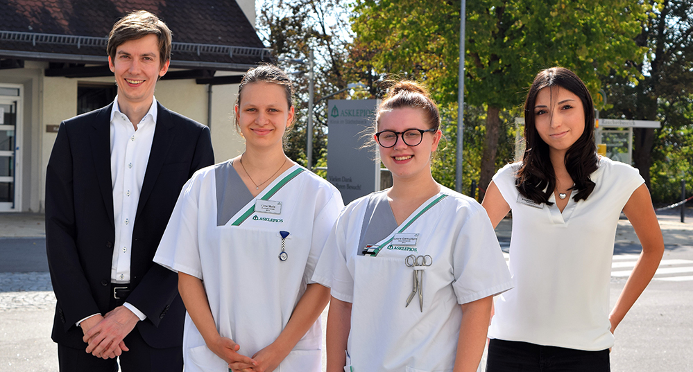 Fünf neue Auszubildende an der Asklepios Klinik im Städtedreieck Fünf neue Auszubildende an der Asklepios Klinik im Städtedreieck