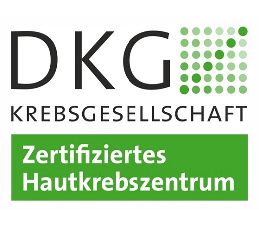 Download Logo DKG Zertifiziertes Hautkrebszentrum