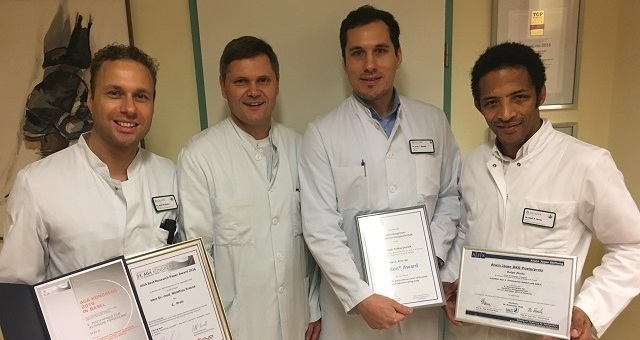 Wissenschaftspreise Knie- und Schulterchirurgie, Sportraumatologie Download Foto Wissenschaftspreise