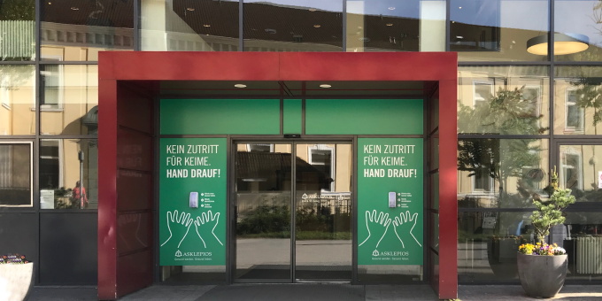 Asklepios Klinik St. Georg - Haupteingang Foto Asklepios Klinik St. Georg - Haupteingang