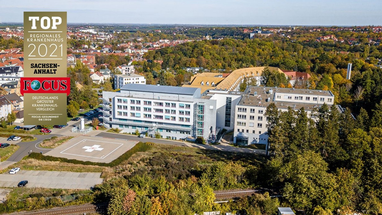 Luftaufnahme der Asklepios Klinik Weißenfels Bild: Luftaufnahme der Asklepios Klinik Weißensels