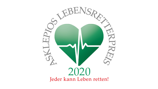 Logo des Asklepios Lebensretterpreis 2020 Bild: Logo des Asklepios Lebensretterpreis 2020