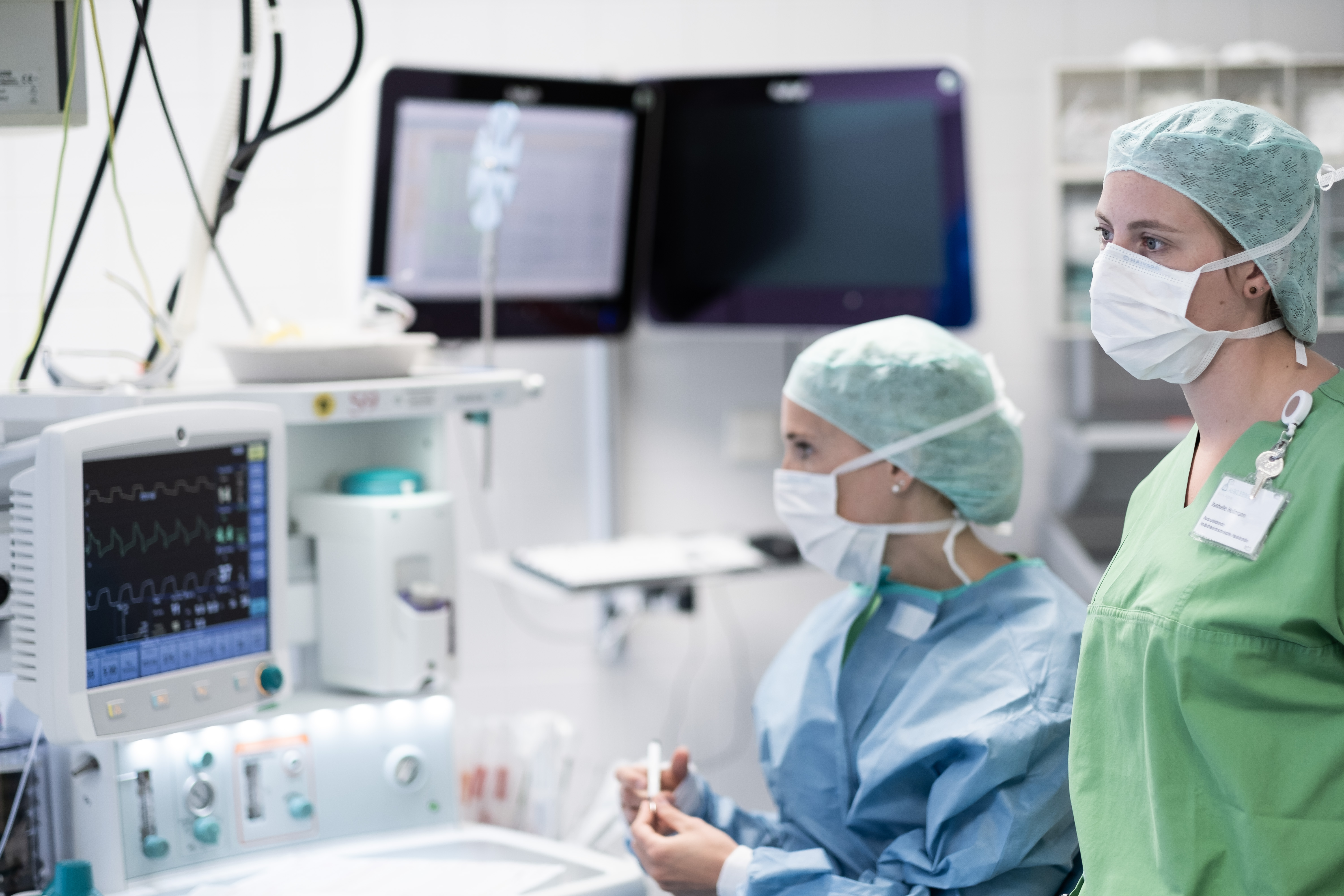 Anästhesie OP Pflege Azubi Anästhesie Pflege-Azubi im OP in der Asklepios Klinik Altona