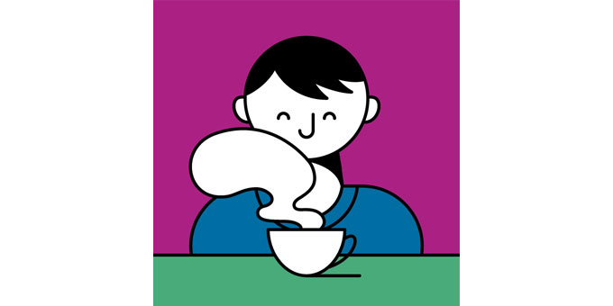 Illustration zum e-health-Modul Dankbarkeit der Asklepios Tochter minddistrict Bild: Illustration zum e-health-Modul Dankbarkeit der Asklepios Tochter minddistrict