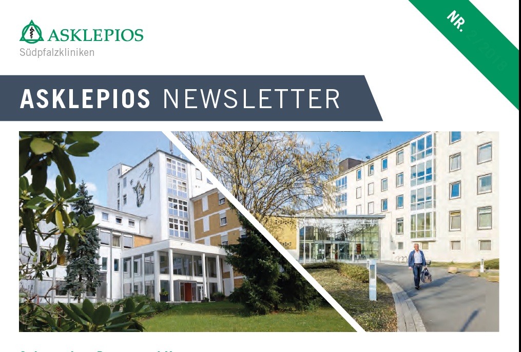 Aktuelles aus den Asklepios Südpfalzkliniken Hier war ein Bild Newsletter