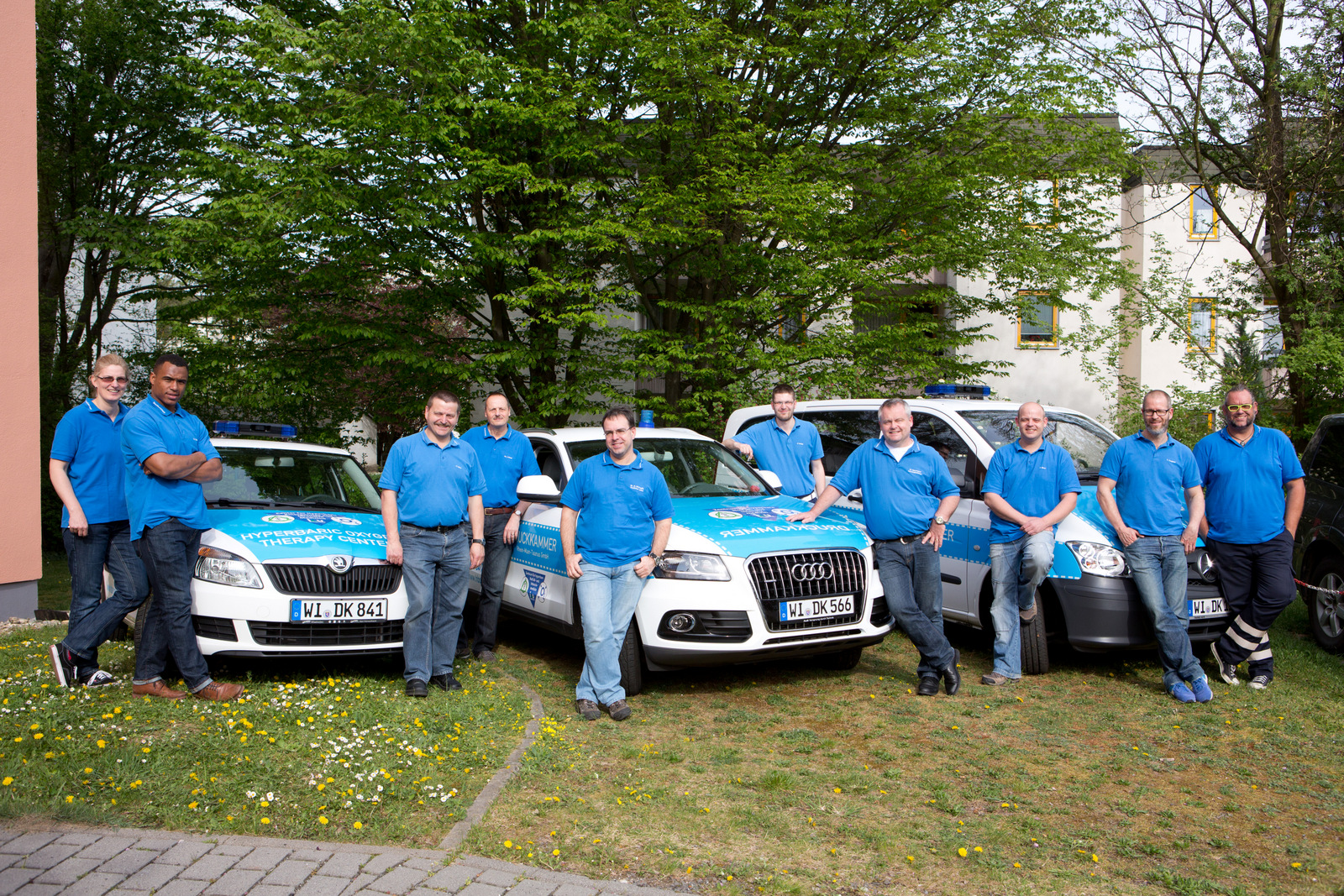 Team der Druckkammer Mitarbeiter Hyperbare Intensivmedizin