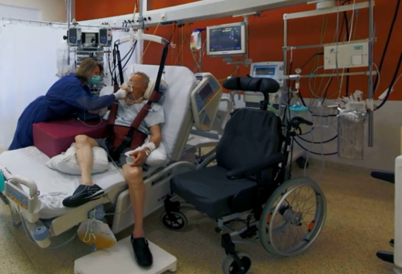 mobilitationssystem Physiotherapie auf der Intensivstation