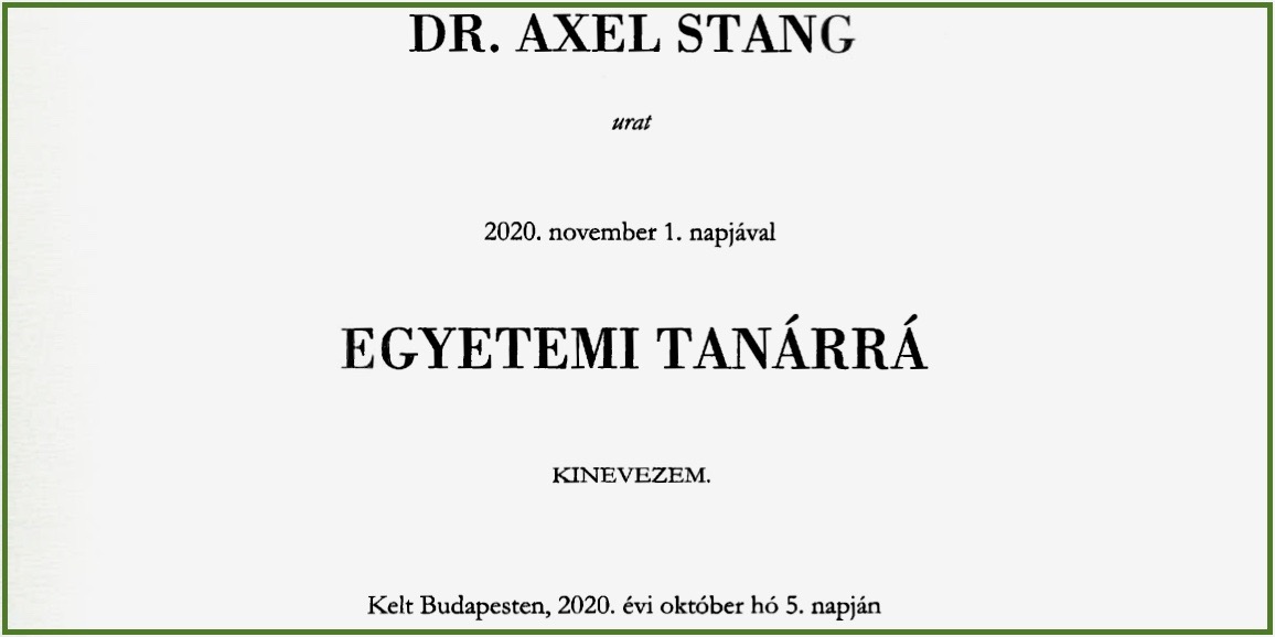 stang-ernennungsurkunde stang-ernennungsurkunde