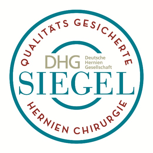 Bild: Siegel für Qualitätsgesicherte Hernienchirurgie