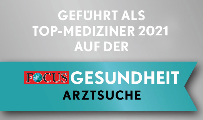 Siegel: Focus Gesundheit - Top Mediziner 2021