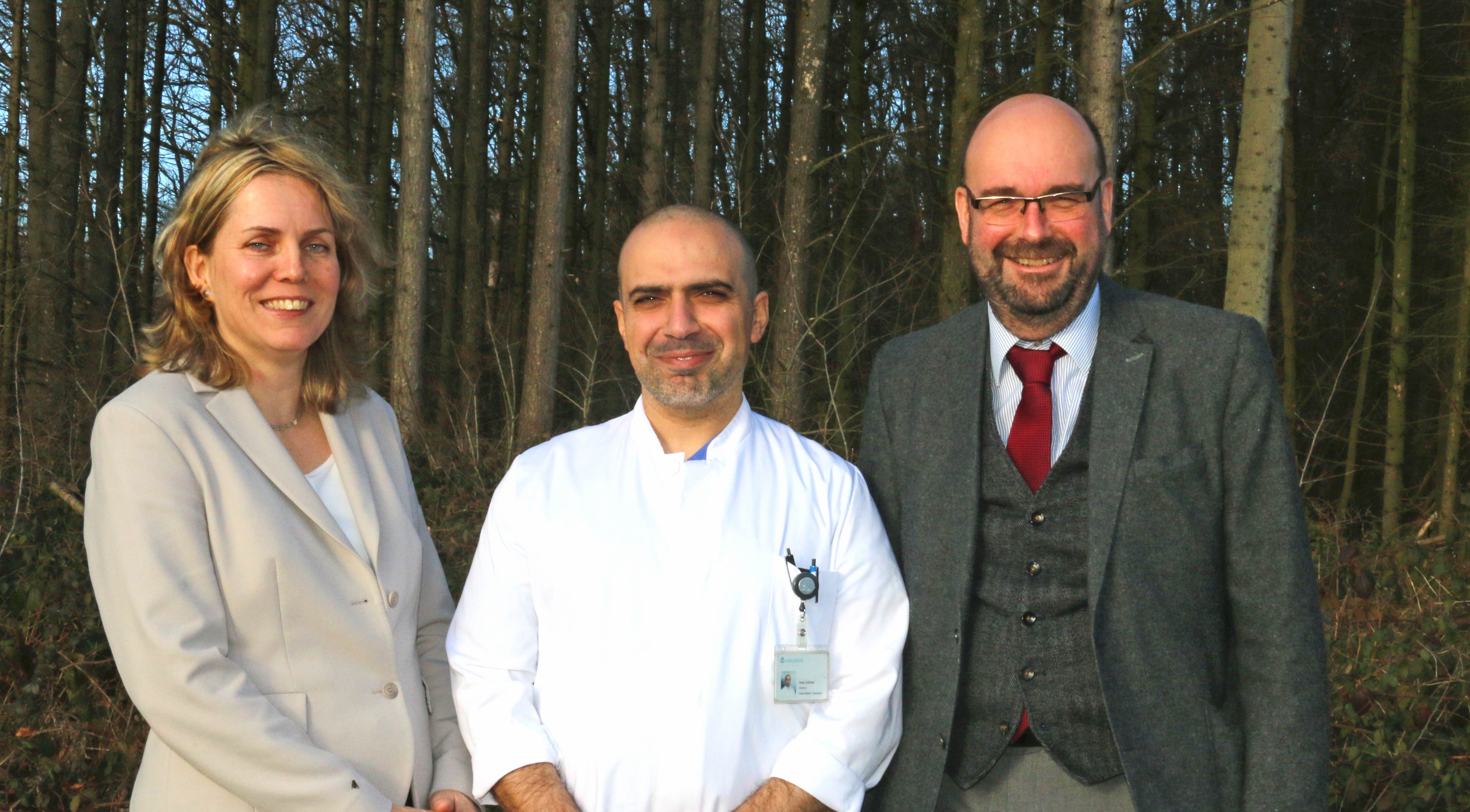 Dr. Dagmar Federwisch, Anas Suliman, Dr. Gunther Claus Bild: Dr. Dagmar Federwisch, Anas Suliman, Dr. Gunther Claus
