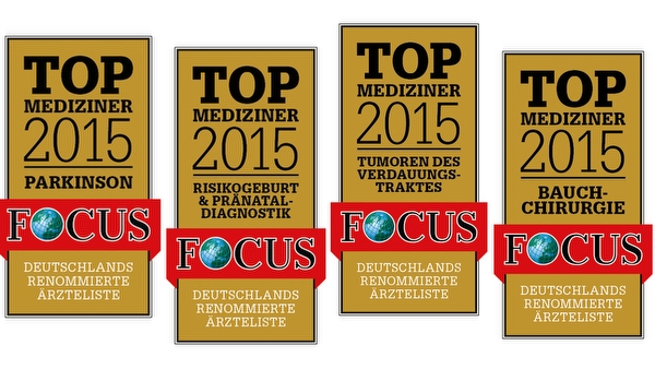 Focus Siegel 2015 Bild: Focus Siegel Top Mediziner 2015