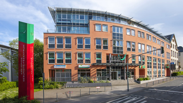 Außenansicht Asklepios Gesundheitszentrum AGZ Gebäude