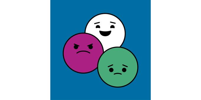 Illustration zum e-health-Modul Umgang mit Gefühlen der Asklepios Tochter minddistrict Bild: Illustration zum e-health-Modul Umgang mit Gefühlen der Asklepios Tochter minddistrict