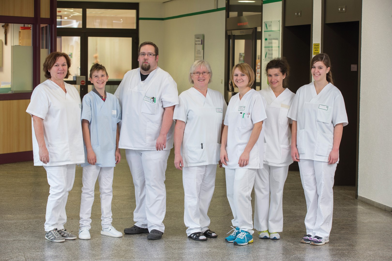 Pflege-Team Das Pflegeteam der Station 1