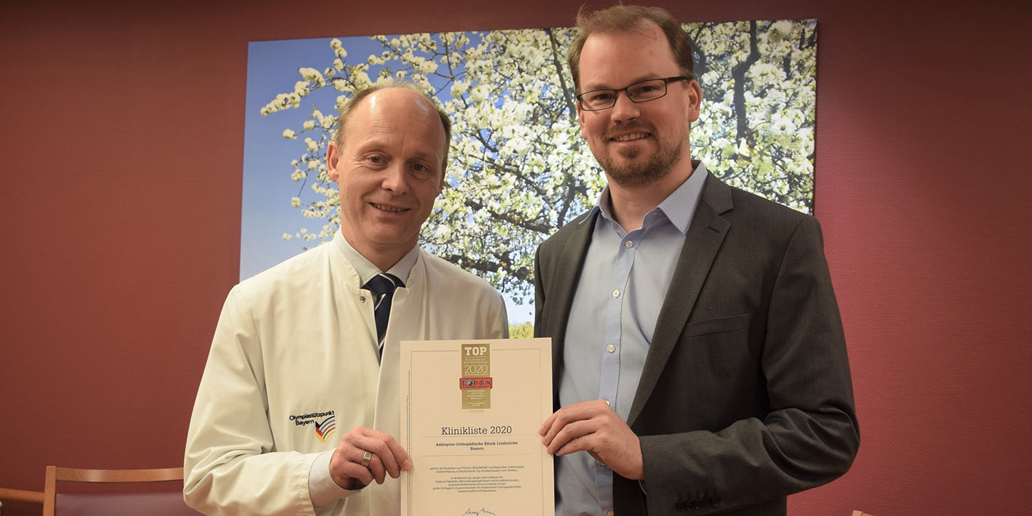 Prof. Dr. Heiko Graichen (li) und Marius Aach freuen sich über die Auszeichnung. Prof. Dr. Heiko Graichen (li) und Marius Aach freuen sich über die Auszeichnung.