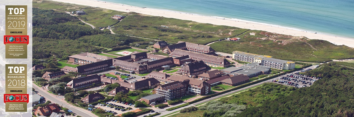 Außenansicht Asklepios Nordseeklinik Rehabilitationsklinik