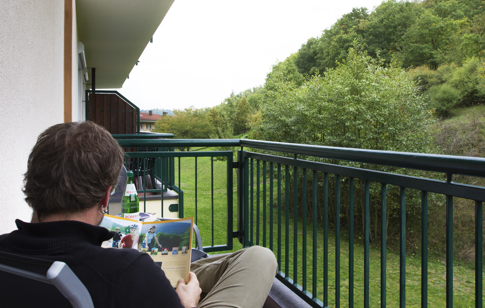 Balkon mit Ausblick Bild: Balkon mit Ausblick