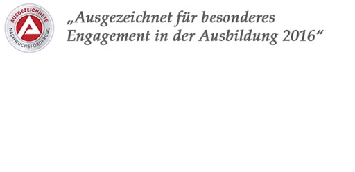 Ausbildung Ausbildungszertifikat 2016